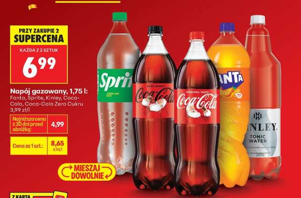 Napój gazowany, 1,75 l