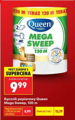 Ręcznik papierowy Queen Mega Sweep, 120 m