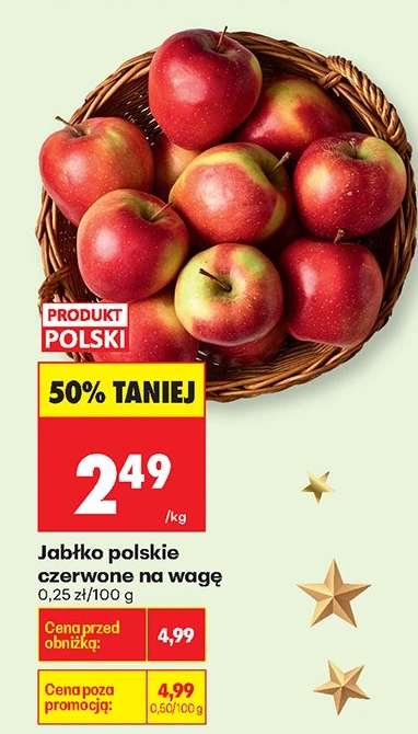 Jabłko polskie czerwone na wage