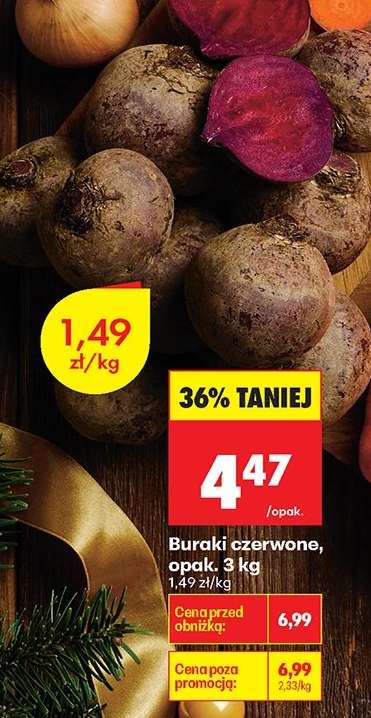 Buraki czerwone opak . 3 kg