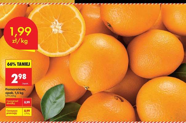 Pomarańcze, opak. 1,5 kg