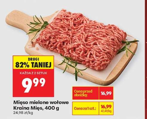 Mięso mielone wołowe Kraina Mięs , 400 g