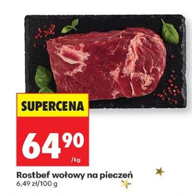Rostbef wołowy na pieczeń