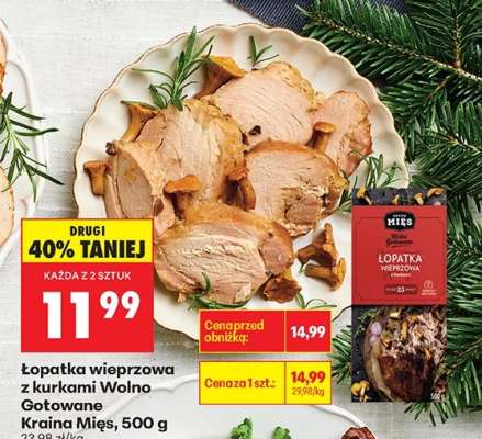 Łopatka wieprzowa z kurkami Wolno Gotowane Kraina Mies 500 g