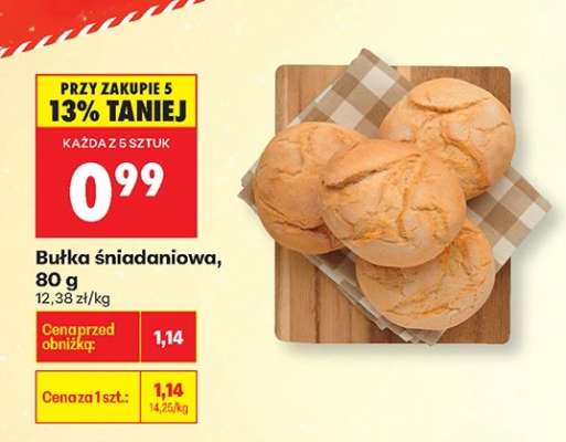 bułka śniadaniowa 80 g