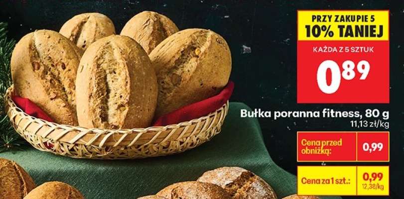 bułka poranna fitness , 80 g