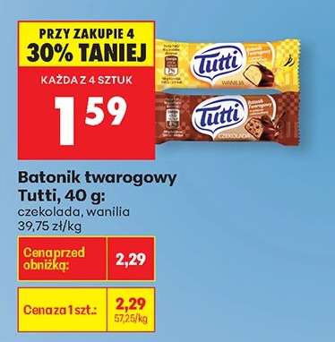 Batonik twarogowy Tutti, 40 g