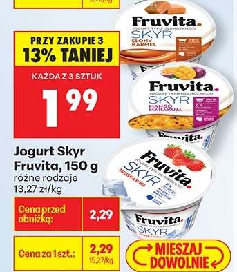 Jogurt Skyr Fruvita, 150 g
