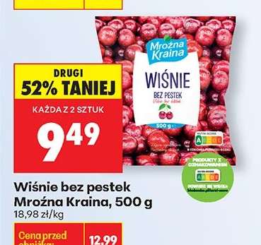 Wiśnie bez pestek Mroźna Kraina, 500 g
