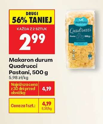 Makaron durum Quadrucci Pastani, 500 g