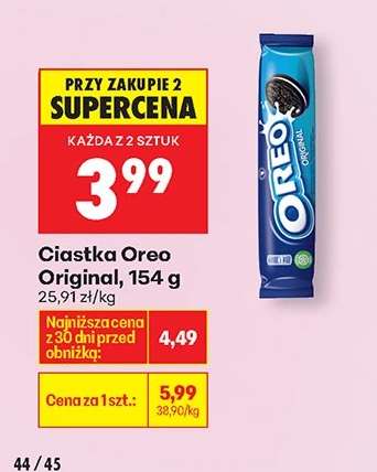 Ciastka Oreo Original, 154 g