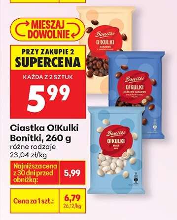 Ciastka O!Kulki Bonitki, 260 g