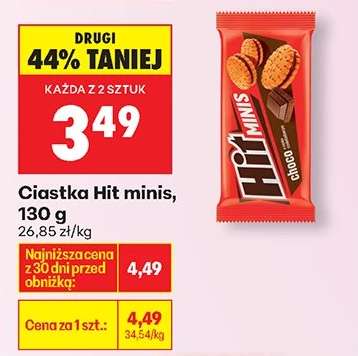 Ciastka Hit minis, 130 g