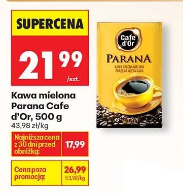 Kawa mielona Parana Cafe d'Or, 500 g