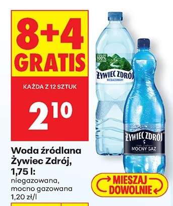 Woda źródlana Żywiec Zdrój, 1,75 l