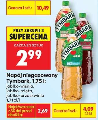 Napój niegazowany Tymbark 1,75 l