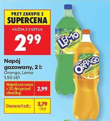 Napój gazowany, 2 l