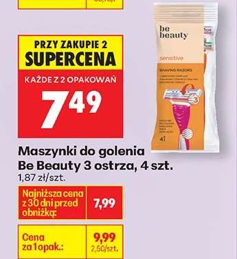 Maszynki do golenia Be Beauty 3 ostrza, 4 szt.