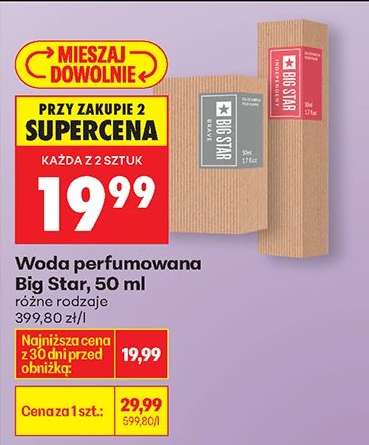 Woda perfumowana Big Star, 50 ml