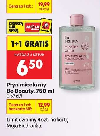 Płyn micelarny Be Beauty, 750 ml