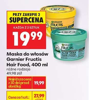 Maska do włosów Garnier Fructis Hair Food, 400 ml