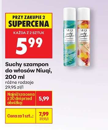 Suchy szampon do włosów Niuqi 200 ml