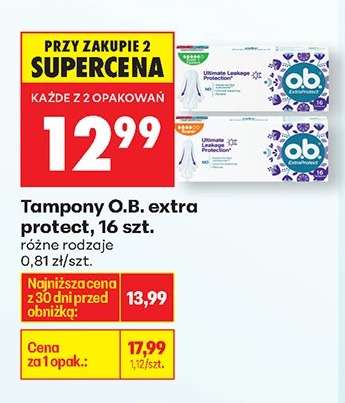 Tampony O.B. extra protect, 16 szt.