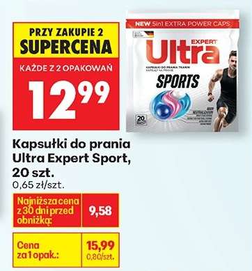Kapsułki do prania Ultra Expert sport, 20 szt.