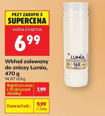 Wkład zalewany do zniczy Lumia, 470 g