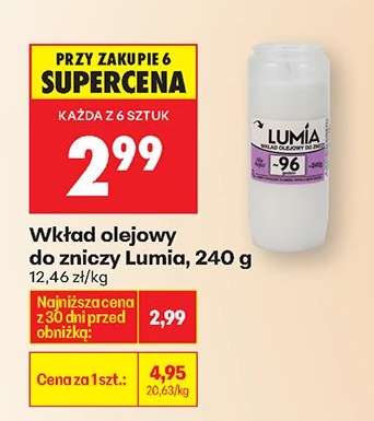 Wkład olejowy do zniczy Lumia 240 g