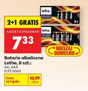 Baterie alkaliczne Lethe, 8 szt.