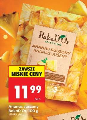 Ananas suszony BakaD’Or, 100 g