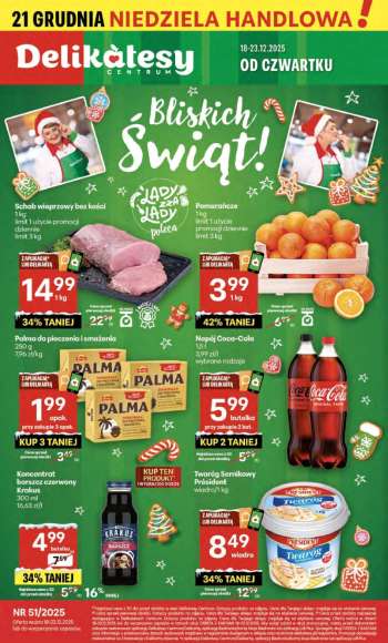 Gazetka Delikatesy Centrum - 18.12.2025 - 23.12.2025.