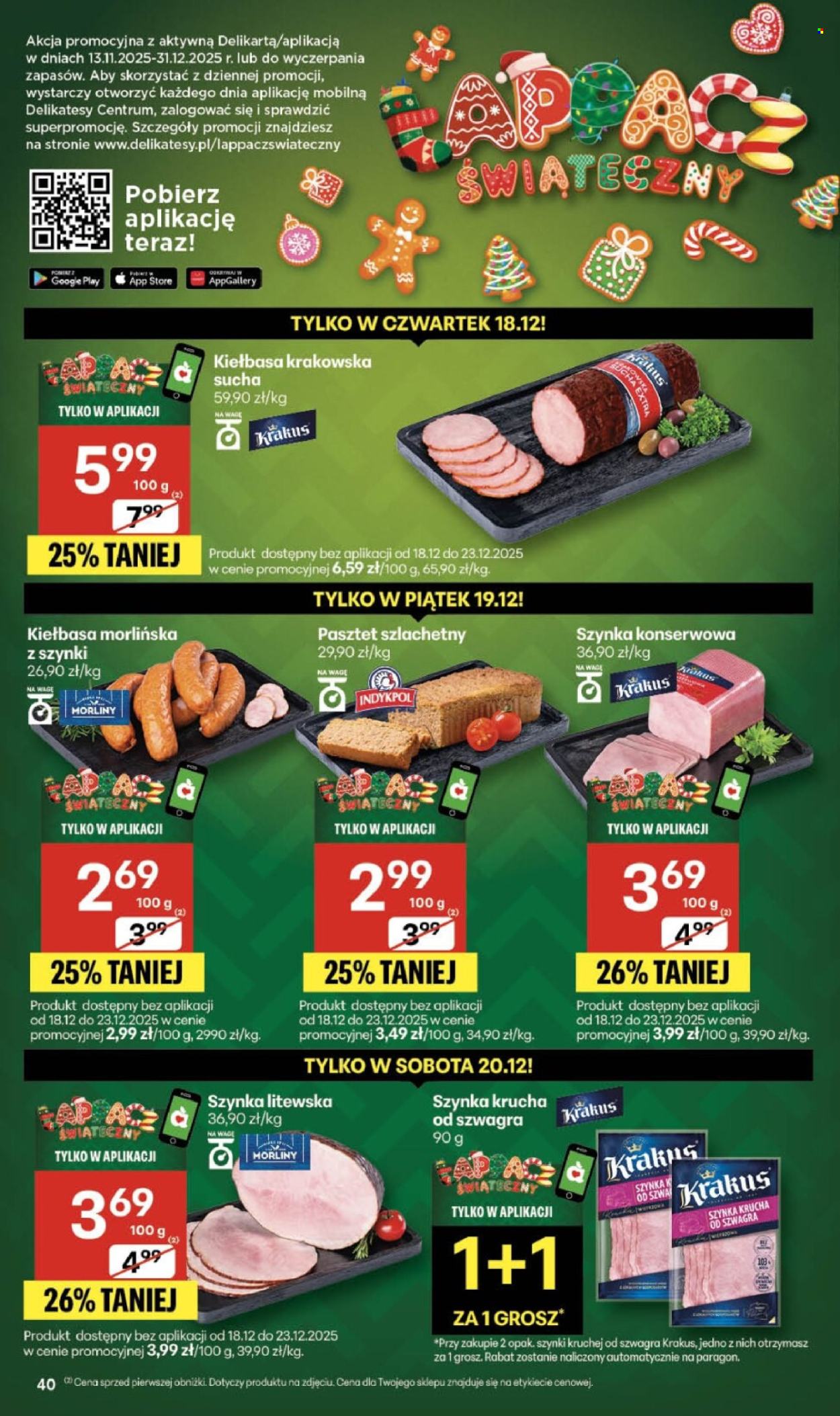 Gazetka Delikatesy Centrum - 18.12.2025 - 23.12.2025. Strona 40