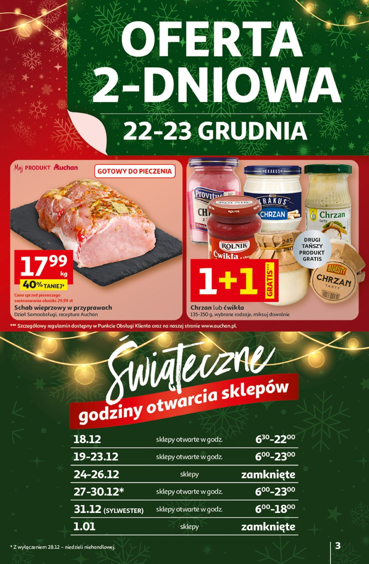 Gazetka Auchan - 18.12.2025 - 23.12.2025. Strona 3