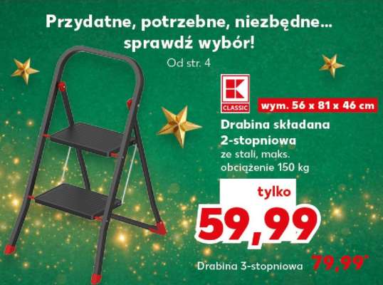 Drabina składana 2-stopniowa