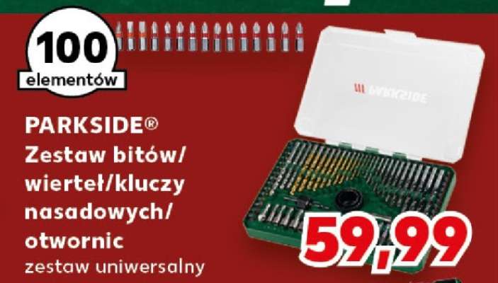 PARKSIDE® Zestaw bitów/wierteł/kluczy nasadowych/otwornic