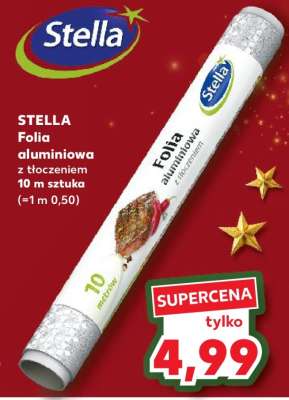 STELLA Folia aluminiowa z tłoczeniem 10 m sztuka