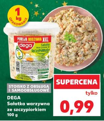 DEGA Sałatka warzywna ze szczypiorkiem 100 g