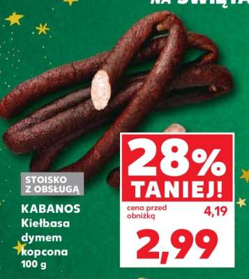 KABANOS Kiełbasa dymem kopcona 100 g