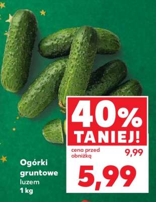 Ogórki gruntowe luzem 1 kg