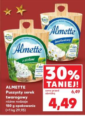 ALMETTE Puszysty serek twarogowy