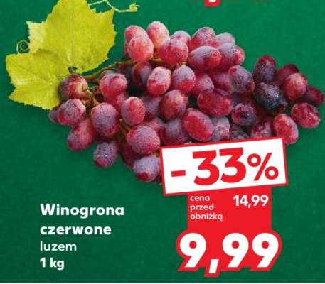 Winogrona czerwone luzem 1 kg