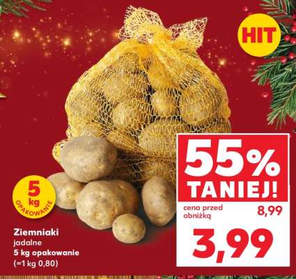 Ziemniaki jadalne 5 kg opakowanie