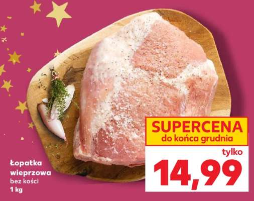 Łopatka wieprzowa bez kości 1 kg