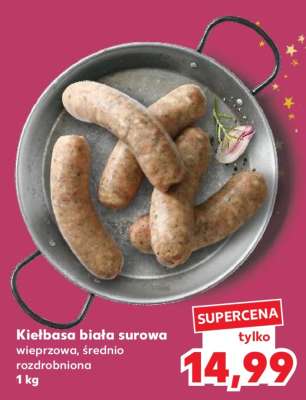 Kiełbasa biała surowa