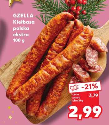 GZELLA Kiełbasa polska ekstra 100 g