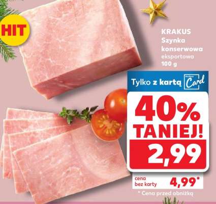 KRAKUS Szynka konserwowa eksportowa 100 g