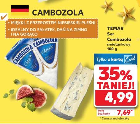 TEMAR Ser Cambozola śmietankowy 100 g