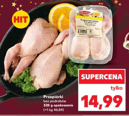 Przepiórki bez podrobów